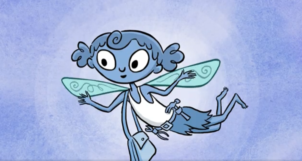 CeCe the Tooth Fairy - a small winged tinkerer with a curled ponytail, goggles pushed up, and a tool belt, from The Tooth Fairy's Secret Workshop